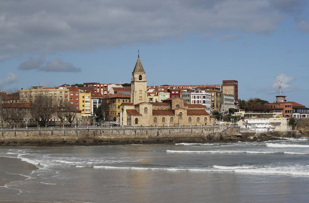 Apartamentos Cean Bermudez Gijón Exterior foto